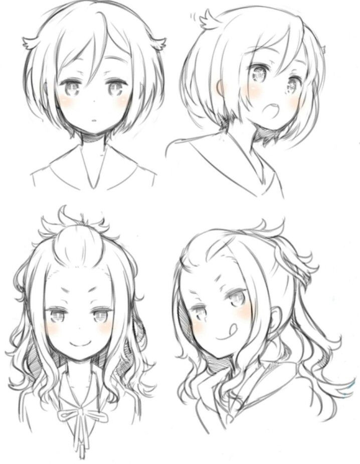 Cute Anime Girl Hairstyle
 young anime girls hairstyles Art