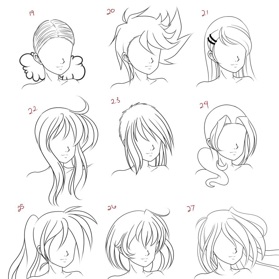 Cute Anime Girl Hairstyle
 Cute Anime Hairstyles trends hairstyle