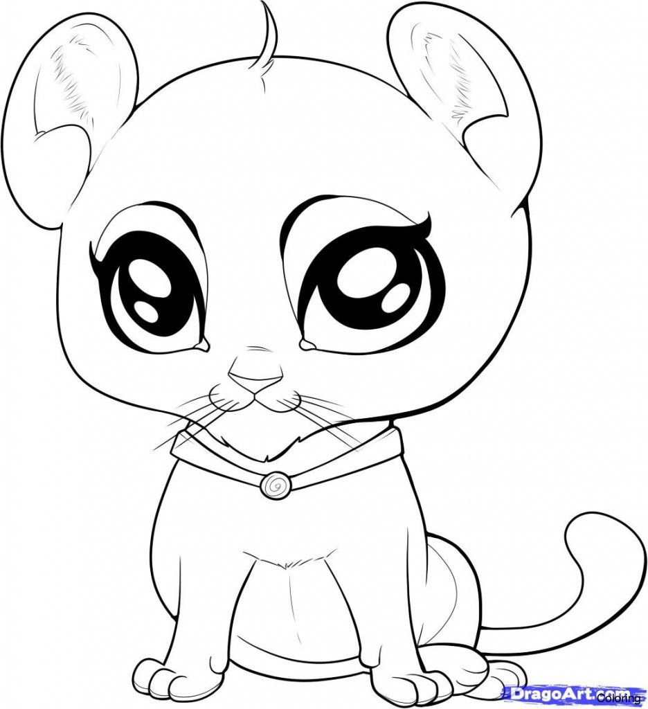 Cute Baby Animal Coloring Pages
 Cute Animal Drawing Ideas at GetDrawings