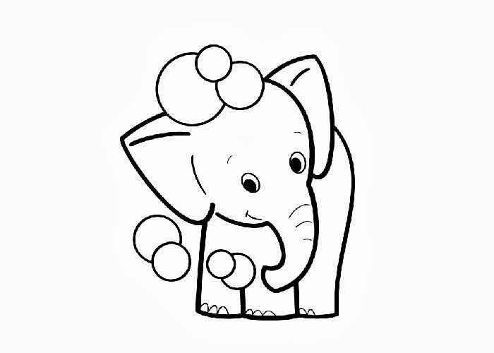 Cute Baby Elephant Coloring Pages
 cute baby elephant coloring pages