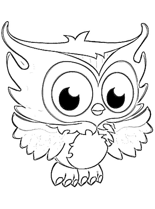 Cute Baby Owl Coloring Pages
 Print & Download Owl Coloring Pages for Your Kids