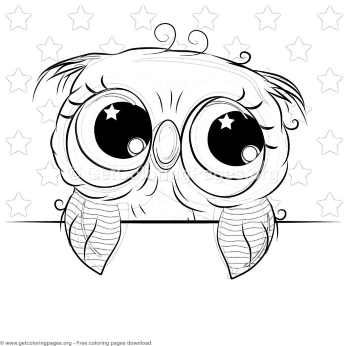 Cute Baby Owl Coloring Pages
 26 Cute Owl Coloring Pages – GetColoringPages