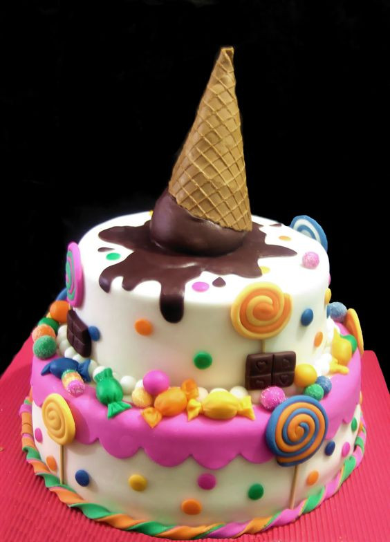 Cute Birthday Cake Ideas
 super cute for a little girl s cake cakes