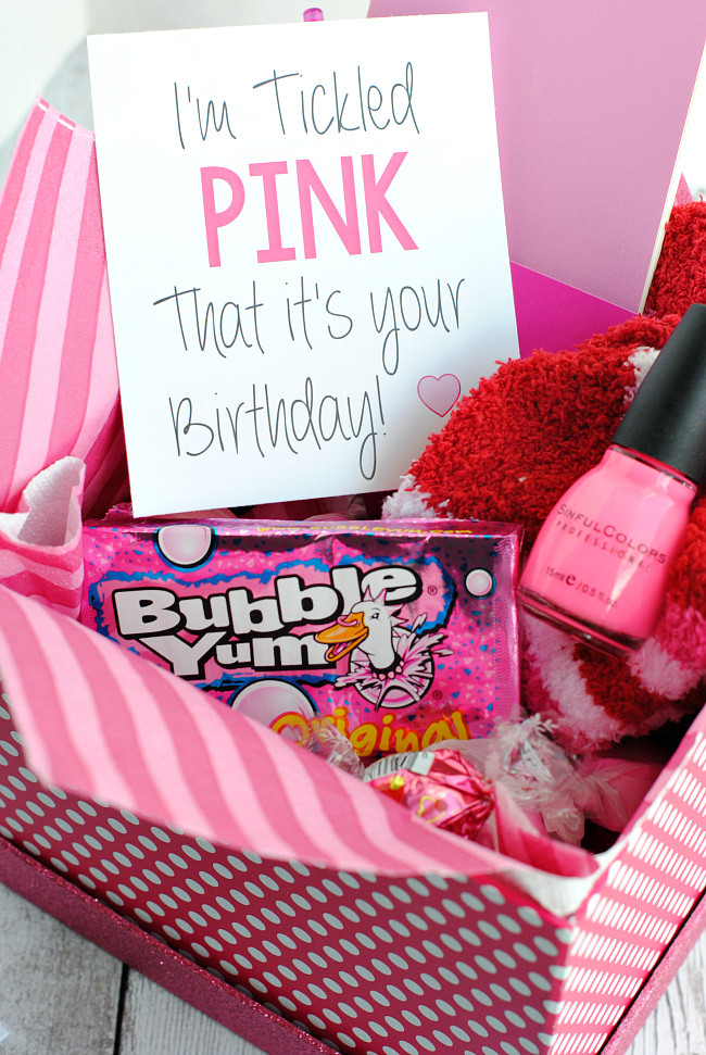 Cute Birthday Gift Ideas For Best Friend
 Tickled Pink Gift Idea – Fun Squared