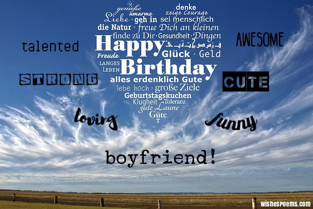 Cute Birthday Quotes For Boyfriend
 100 Birthday Wishes for Boyfriends Wishes Poems