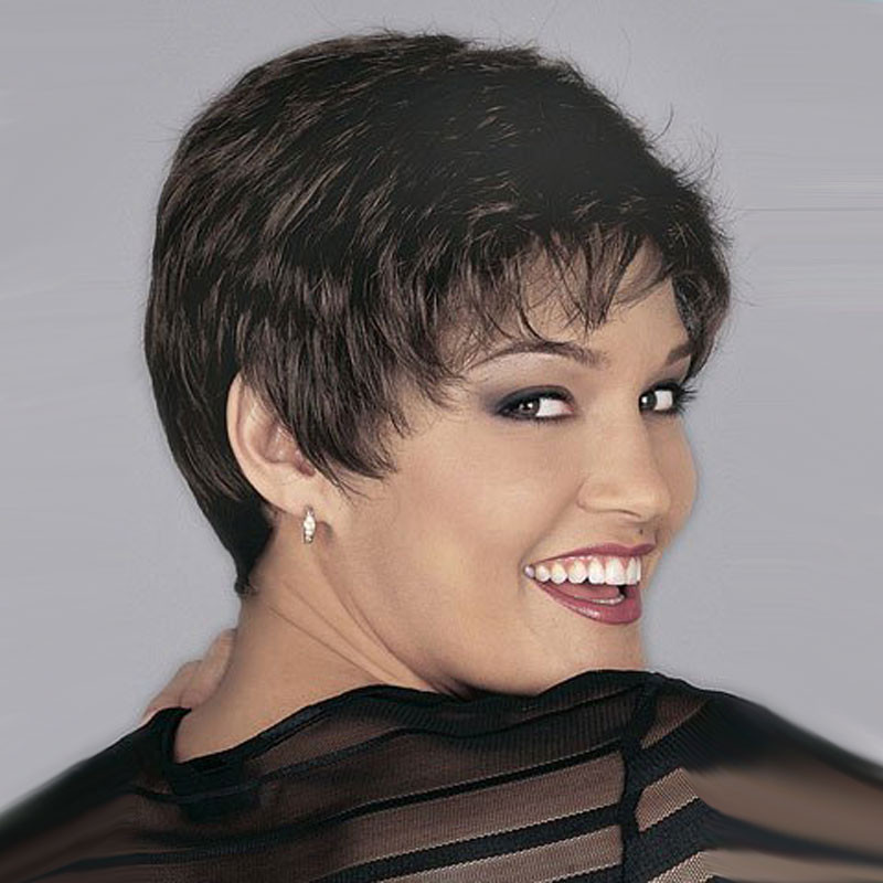 Cute Cheap Hairstyles
 8" Short Curly Wigs for Black Women Synthetic Pixie Cut