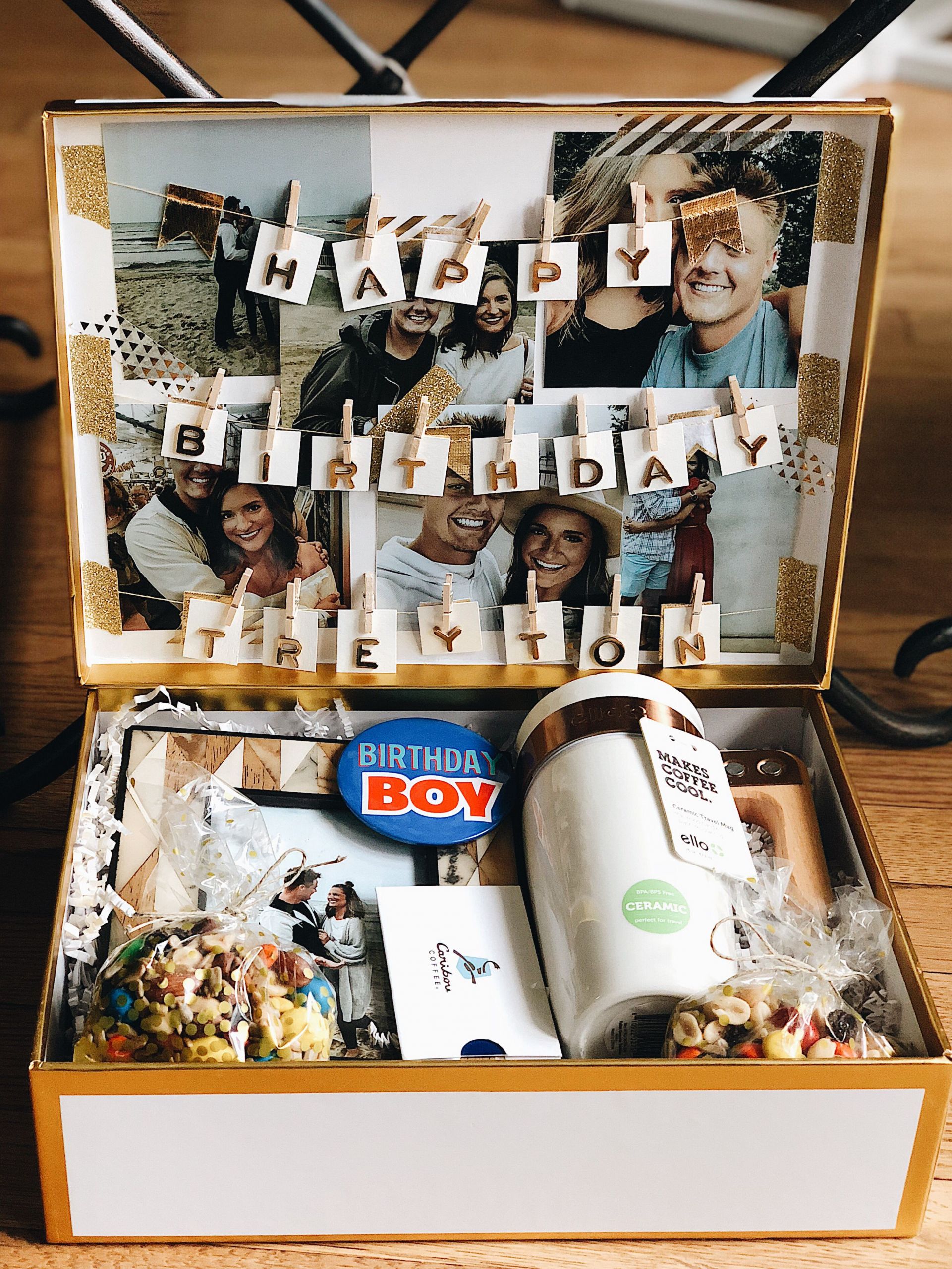 Cute DIY Gift Ideas For Boyfriend
 Long Distance Birthday Box for Boyfriend