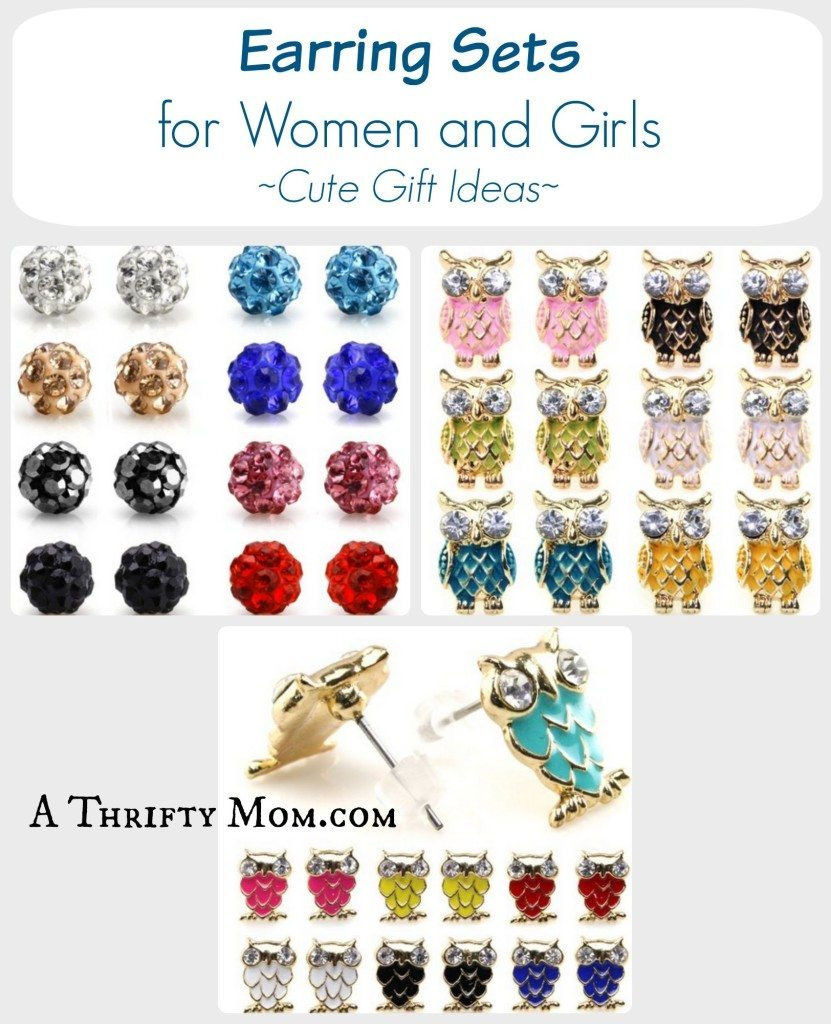 Cute Gift Ideas For Girls
 Earring Sets for Women and Girls low as $6 99 – Cute Gift