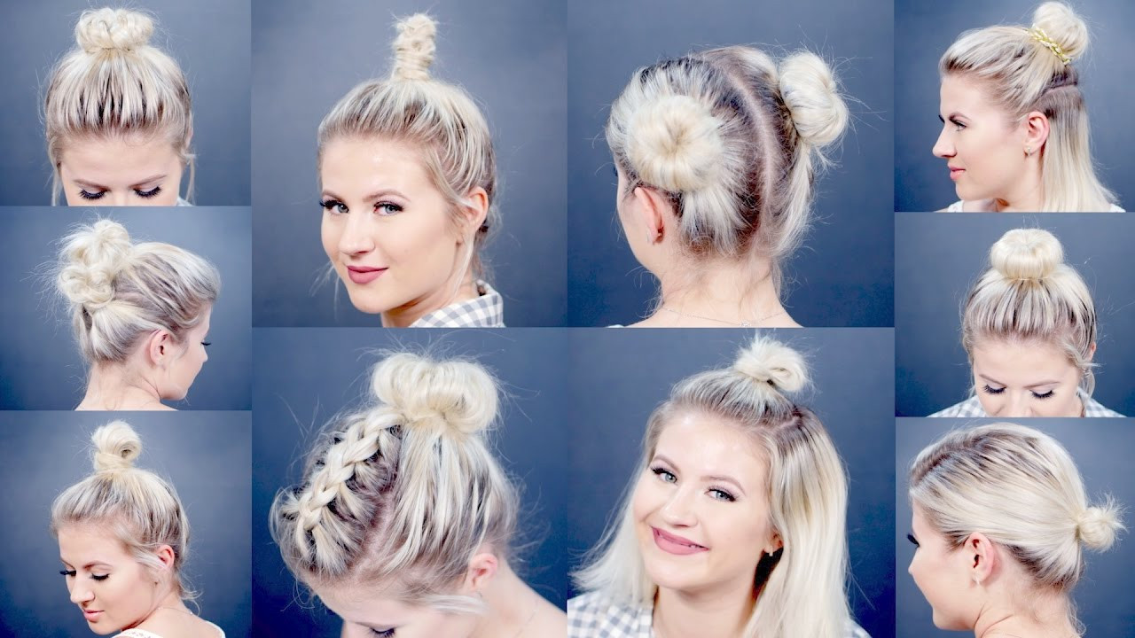 Cute Hairstyles To Do With Short Hair
 10 EASY Different Bun Hairstyles For Short Hair