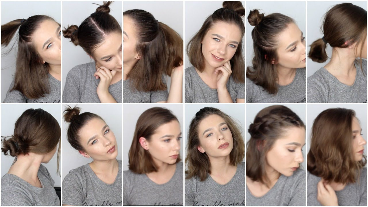 Cute Hairstyles To Do With Short Hair
 12 EASY HAIRSTYLES FOR SHORT HAIR ♡
