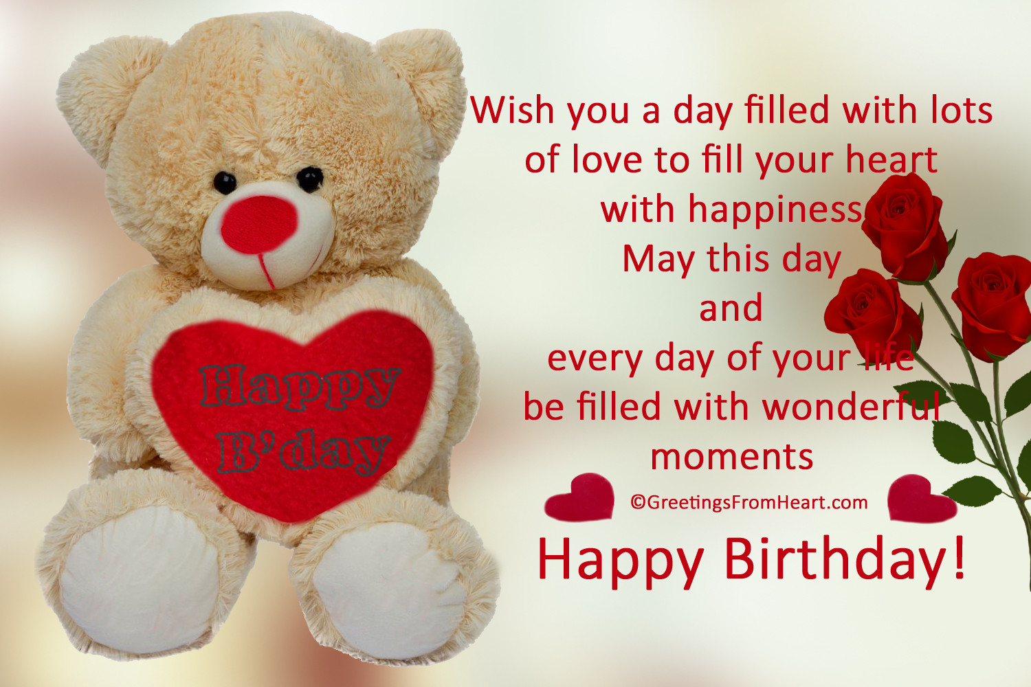 Cute Happy Birthday Wishes
 Cute Birthday Greetings Cute birthday Wishes