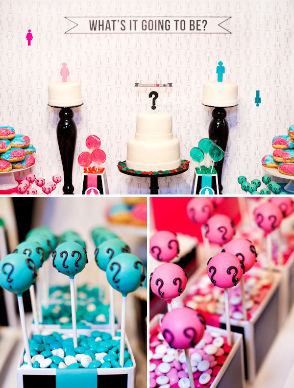 Cute Ideas For A Gender Reveal Party
 Girl vs Boy Gender Reveal Party Hostess with the Mostess