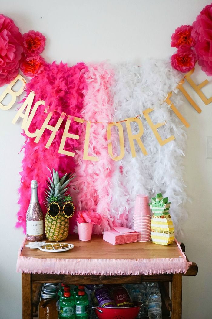 Cute Ideas For Bachelorette Party
 So many cute decorations at this bachelorette party
