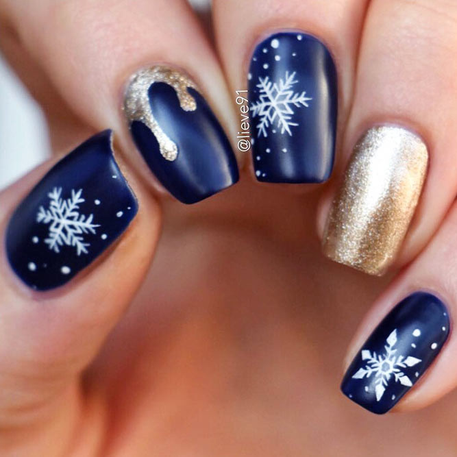 Cute Long Nail Designs
 40 Winter Nails Ideas To Cheer Anyone Up