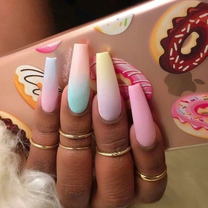 Cute Long Nail Designs
 1001 Ideas for Coffin Shaped Nails to Rock This Summer