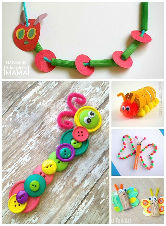 Cute Preschool Crafts
 25 Cute Caterpillar and Butterfly Crafts for Kids