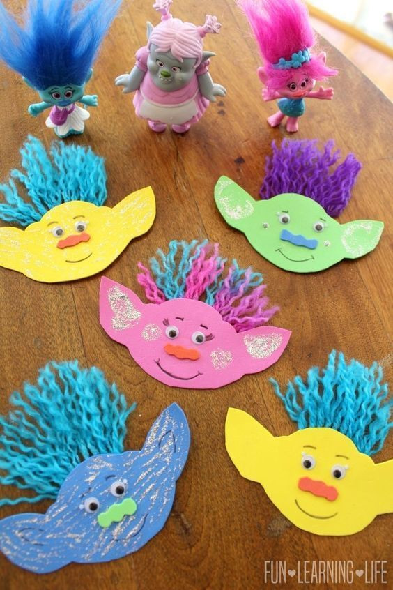 Cute Preschool Crafts
 Make adorable and silly Tolls inspired by the cute Disney
