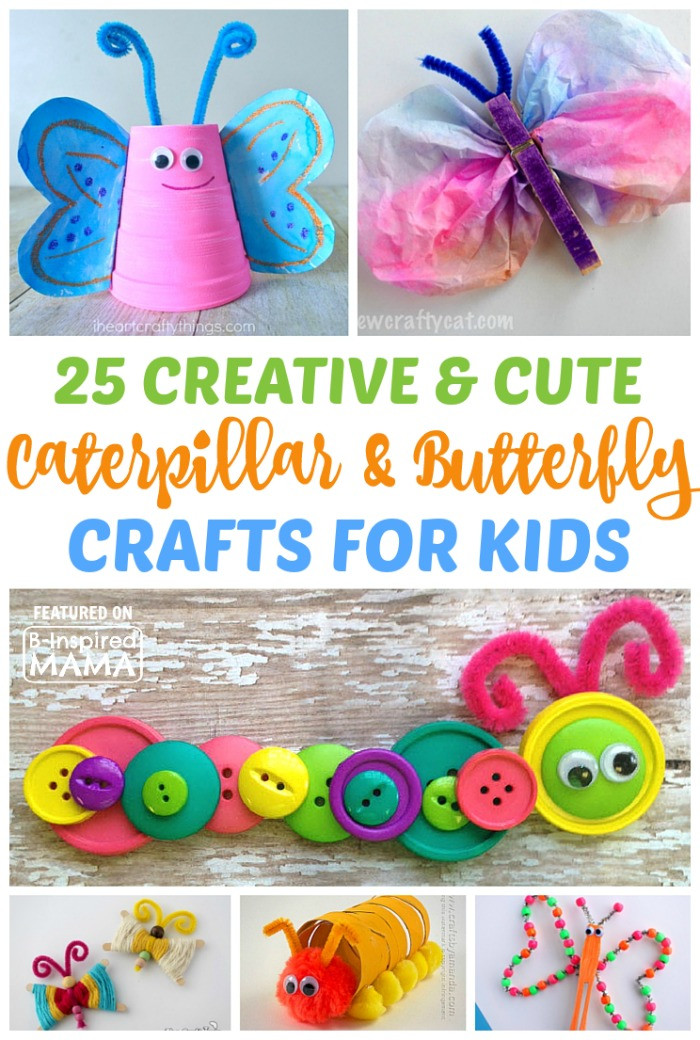 Cute Preschool Crafts
 25 Cute Caterpillar and Butterfly Crafts for Kids