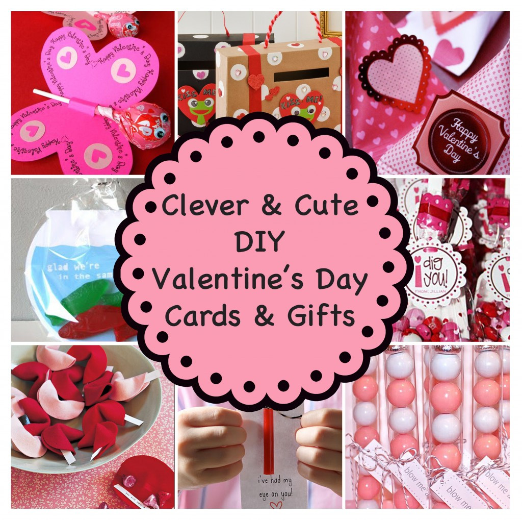 Cute Valentine Gift Ideas For Kids
 Clever and Cute DIY Valentine’s Day Cards & Gifts