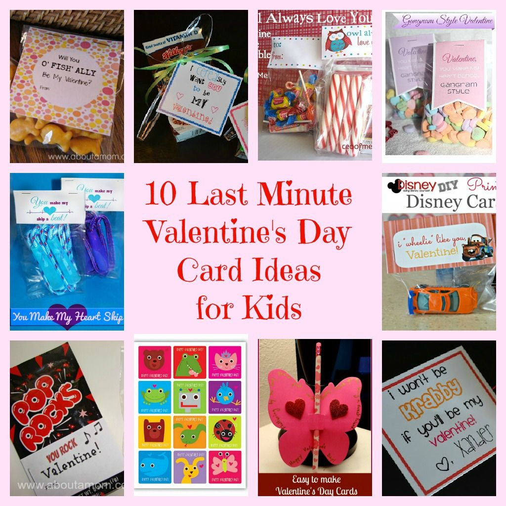 Cute Valentine Gift Ideas For Kids
 10 Last Minute Valentine s Day Card Ideas for Kids