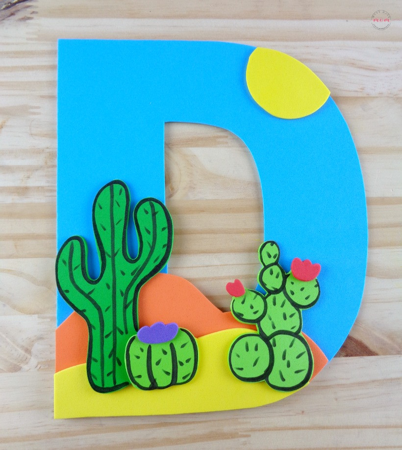 D Crafts For Preschoolers
 D is for Desert Letter Craft Free Printables Must Have Mom