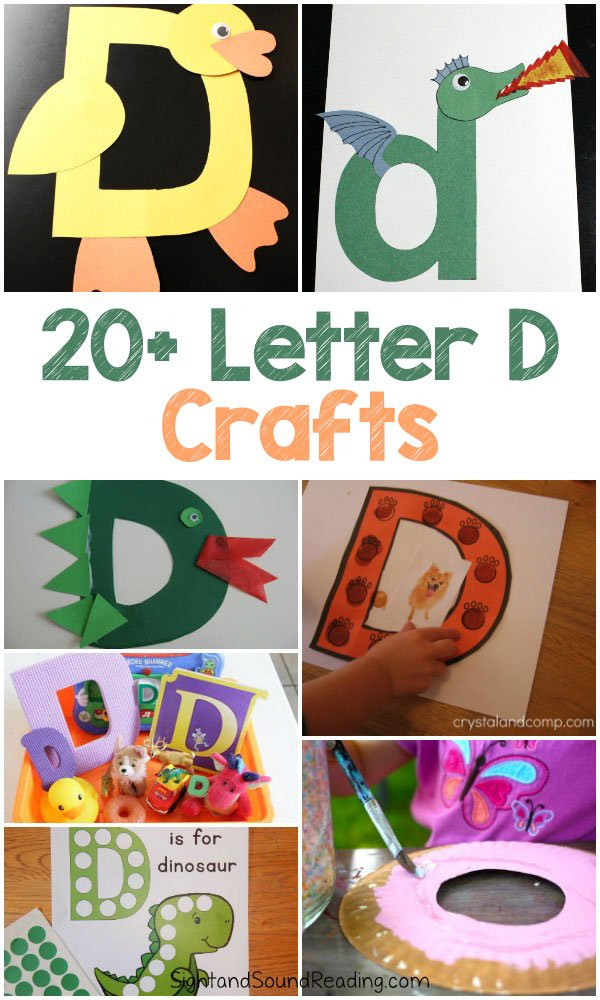 D Crafts For Preschoolers
 Letter D Crafts
