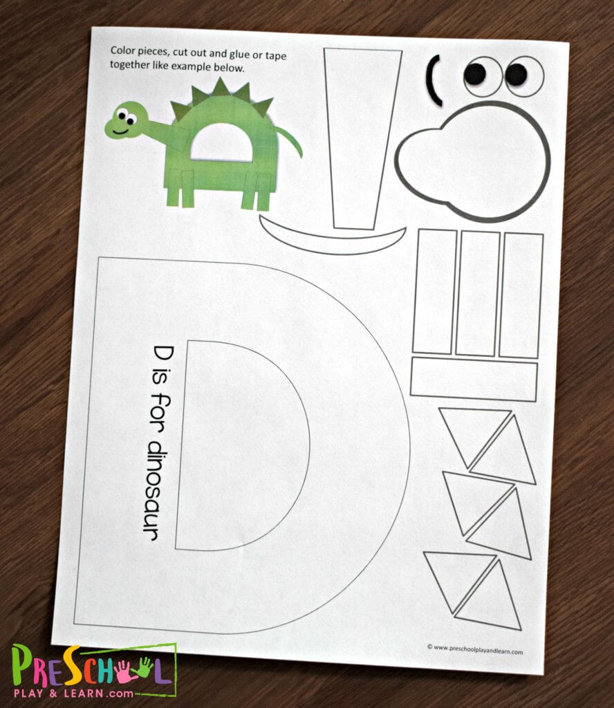D Crafts For Preschoolers
 FREE Printable Alphabet Letters for Crafts