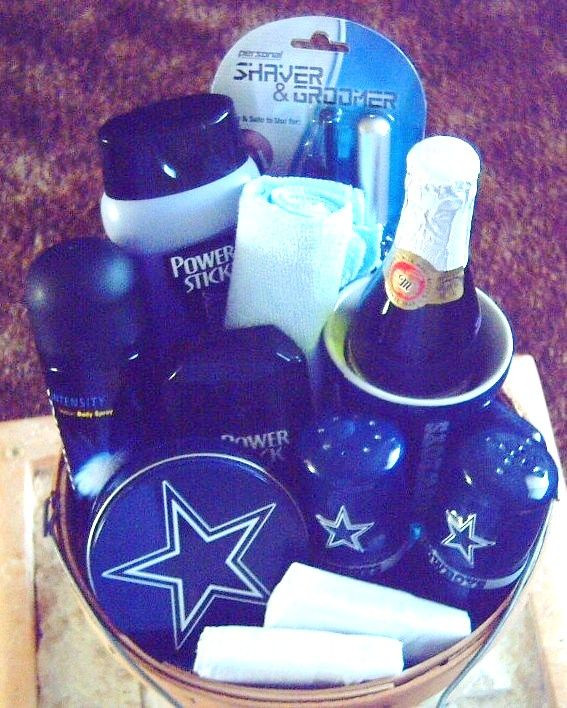 Dallas Cowboys Christmas Gift Ideas
 Dallas Cowboys Gift Basket Created by Joyce