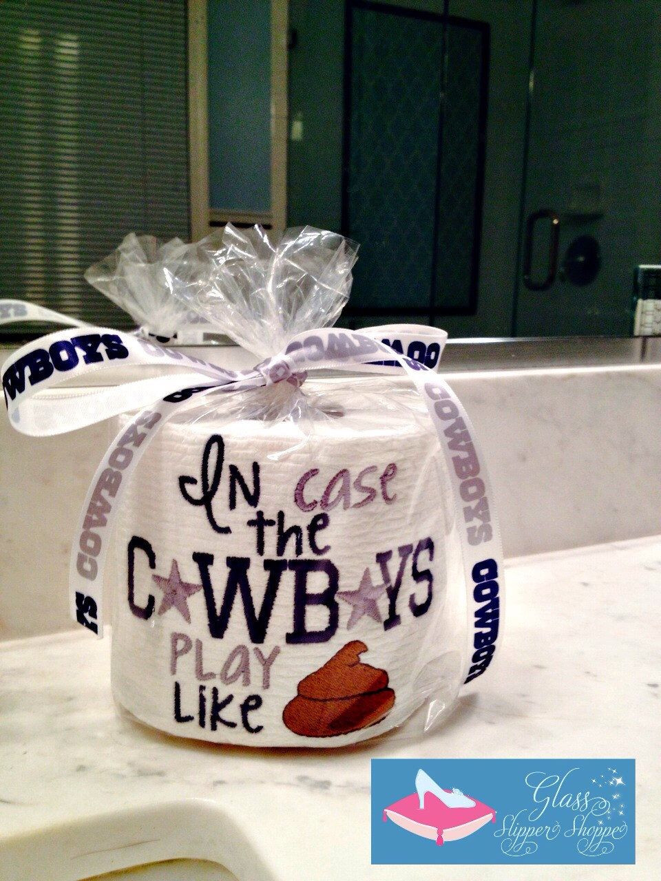 Dallas Cowboys Christmas Gift Ideas
 Ready to ship Dallas Cowboys embroidered toilet paper gag