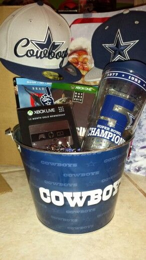 Dallas Cowboys Christmas Gift Ideas
 Gift Basket for Boyfriend for Christmas Filled with