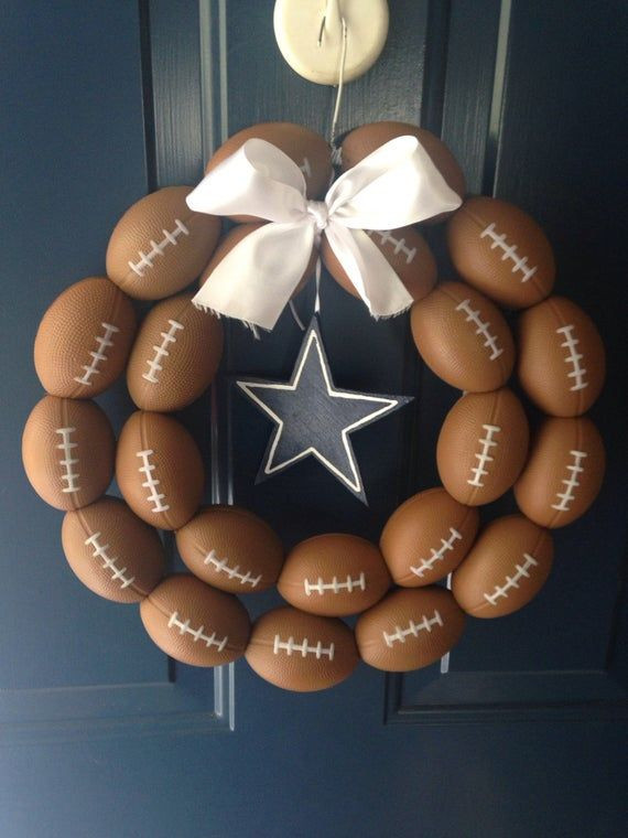 Dallas Cowboys Gift Ideas
 Dallas Cowboys Football Wreath Etsy