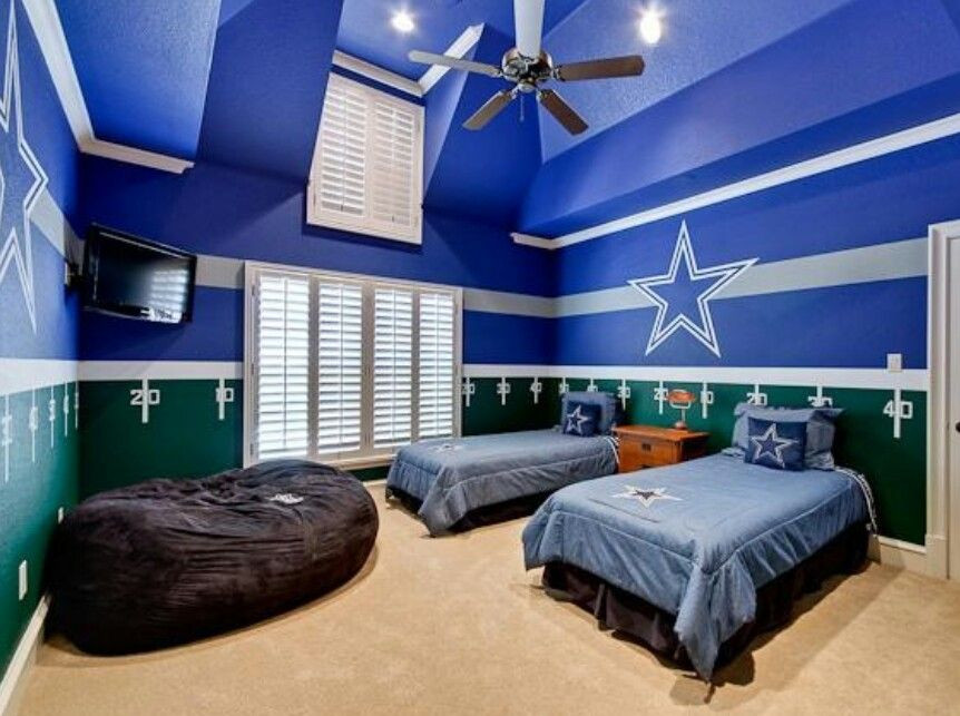 Dallas Cowboys Kids Room
 Dallas Cowboy Bedroom☆☆☆☆☆