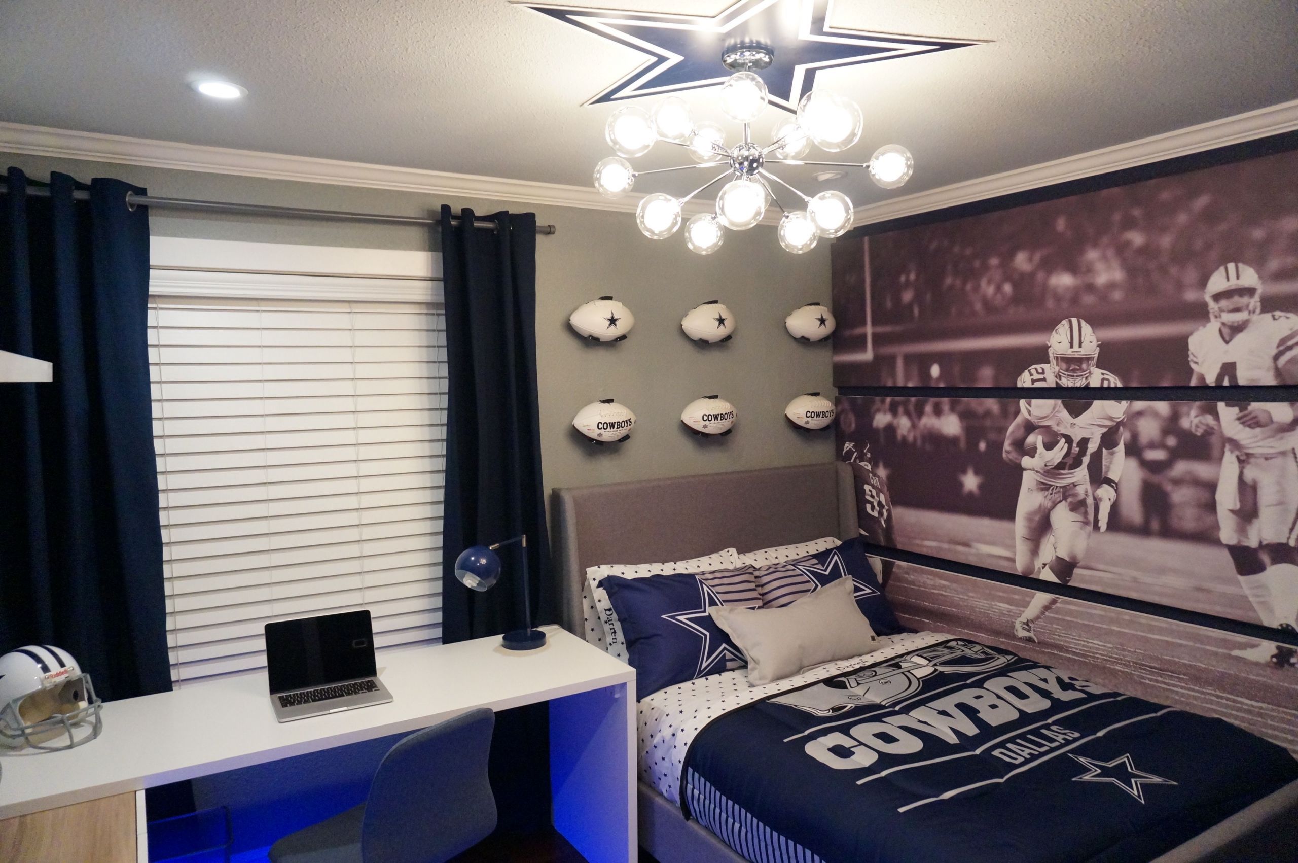 Dallas Cowboys Kids Room
 Dallas Cowboys bedroom ideas