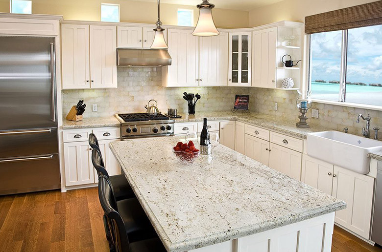 Dallas White Granite Kitchen
 Dallas White Granite