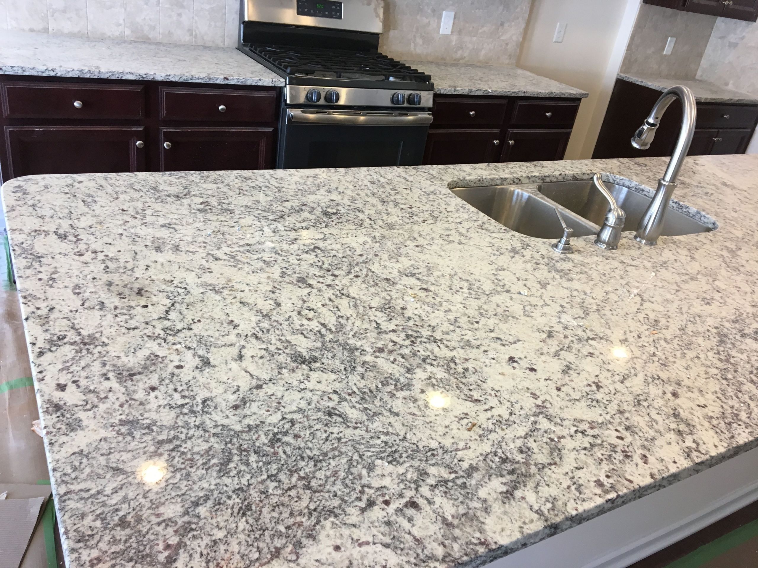 Dallas White Granite Kitchen
 Dallas white granite