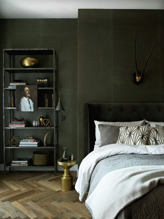 Dark Green Bedroom Walls
 25 Impressive Loft Bedroom Design Ideas