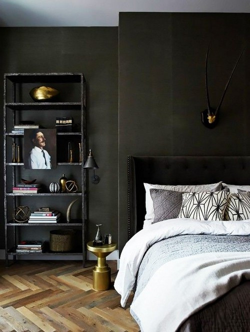 Dark Grey Bedroom Walls
 22 Charcoal Grey Bedrooms MessageNote