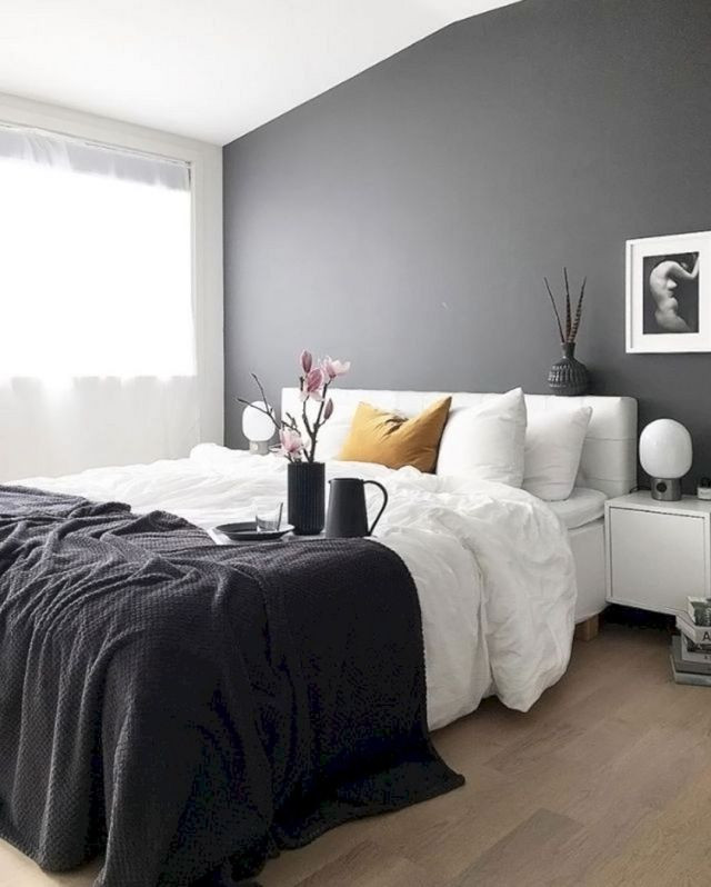 Dark Grey Bedroom Walls
 20 Awesome Grey Wall Bedroom Color Idea For Elegant Room