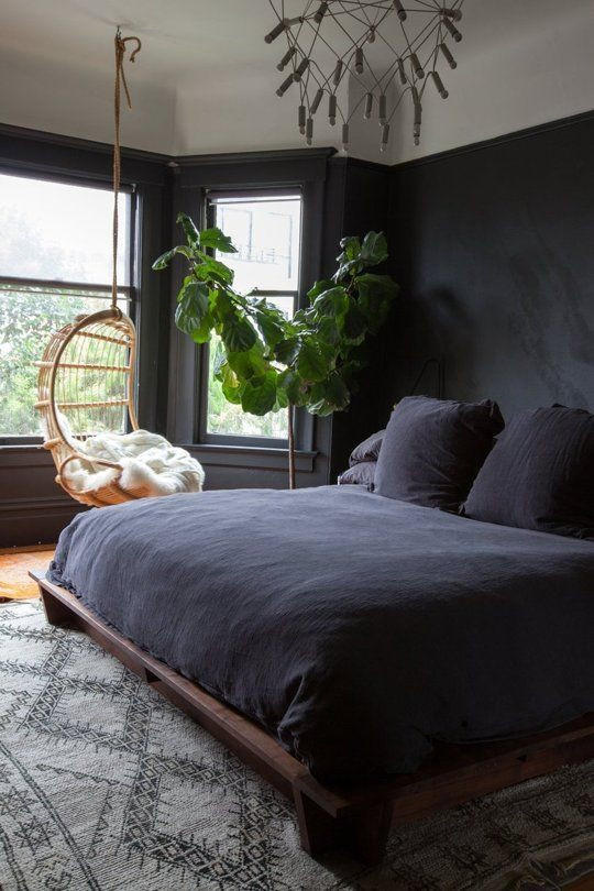 Dark Grey Bedroom Walls
 26 y Moody Bedroom Designs That Catch An Eye DigsDigs