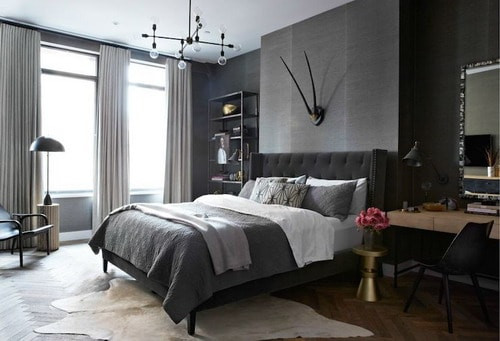 Dark Grey Bedroom Walls
 The Best Tips to Use Dark Interior Wall Colors Home