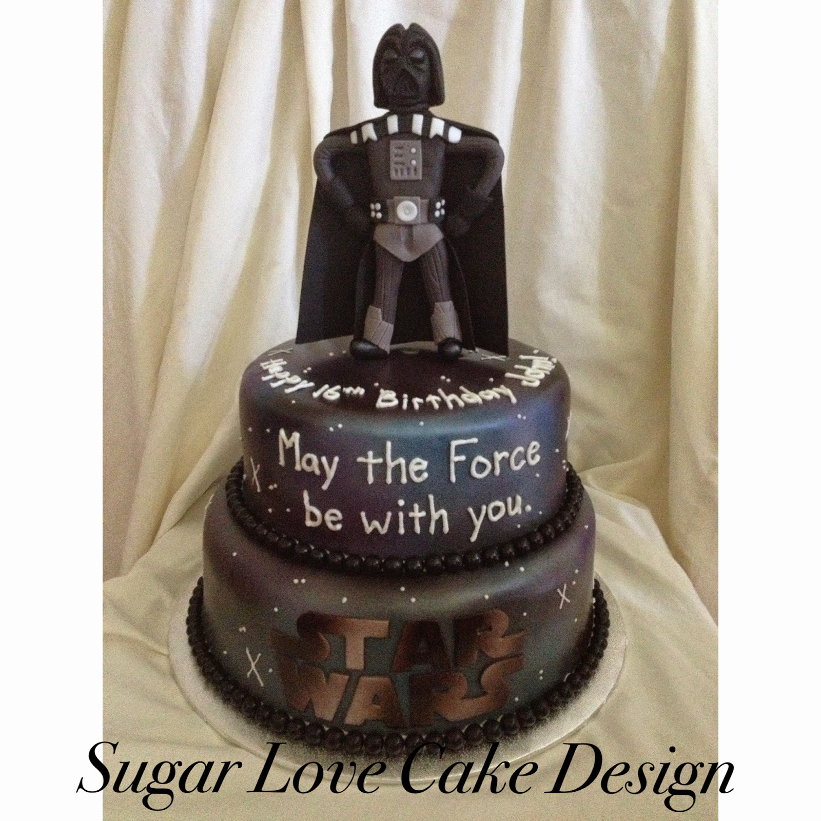 Darth Vader Birthday Cake
 Sugar Love Cake Design Birthday Cakes