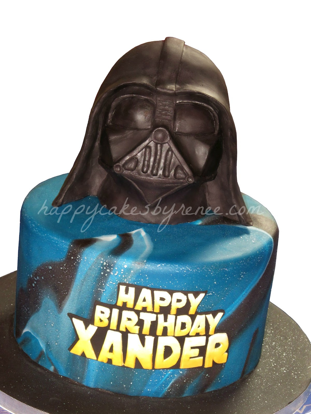 Darth Vader Birthday Cake
 Happy Cakes Bakes Star Wars Darth Vader Cake