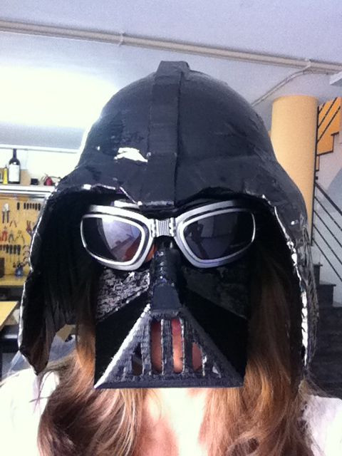 Darth Vader Costume DIY
 Darth Vader mask costume DIY máscara disfraz