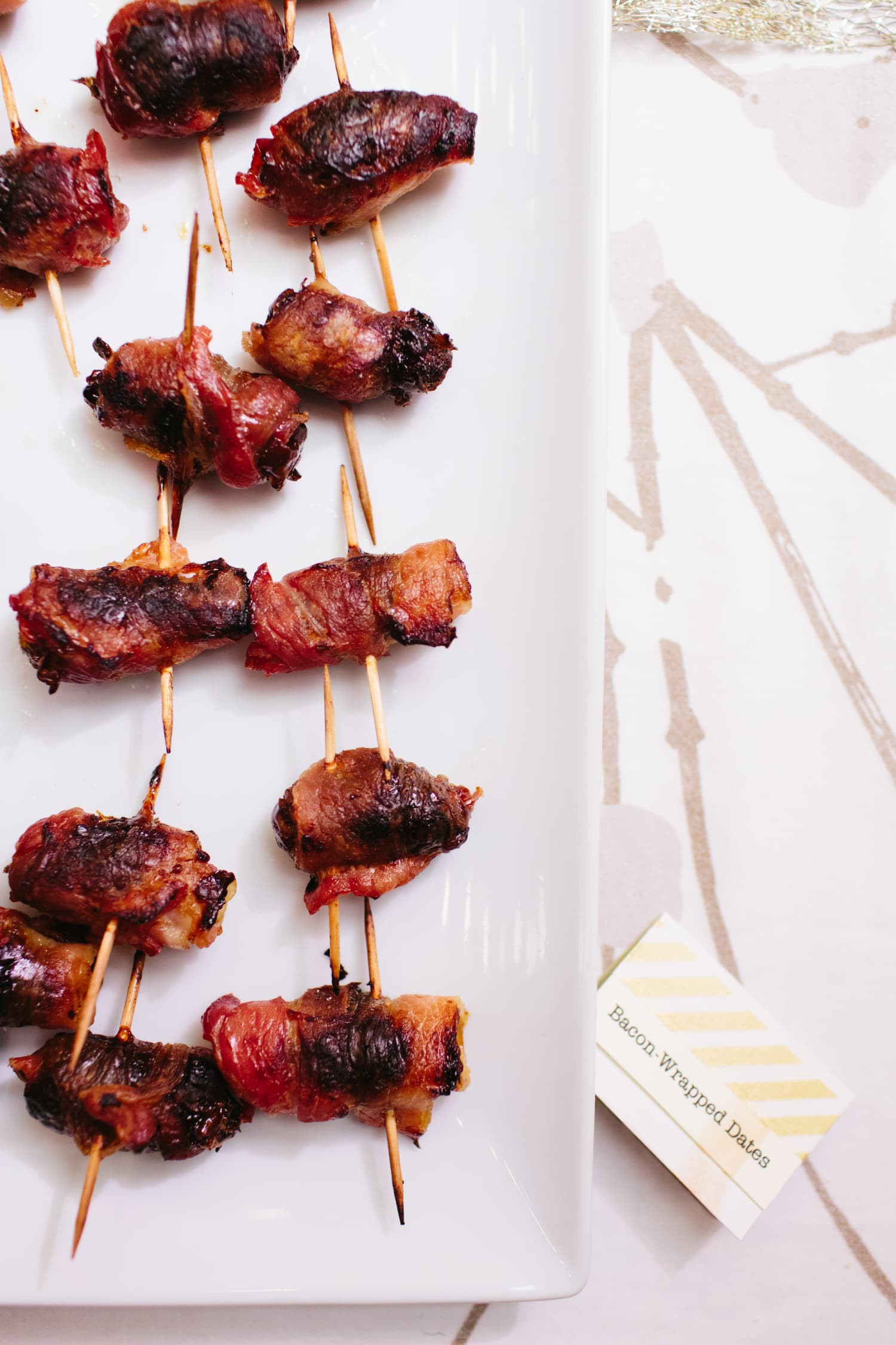 Dates And Bacon Appetizers
 Party Appetizer Recipe Bacon Wrapped Dates Stuffed with