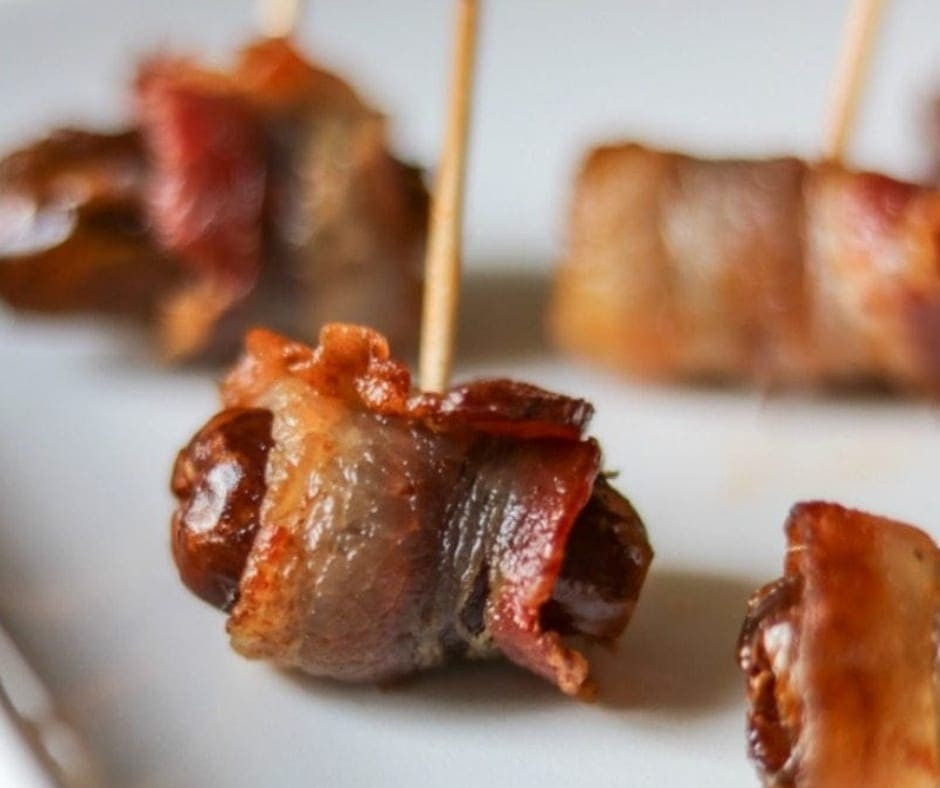 Dates And Bacon Appetizers
 Irresistible Bacon Wrapped Dates