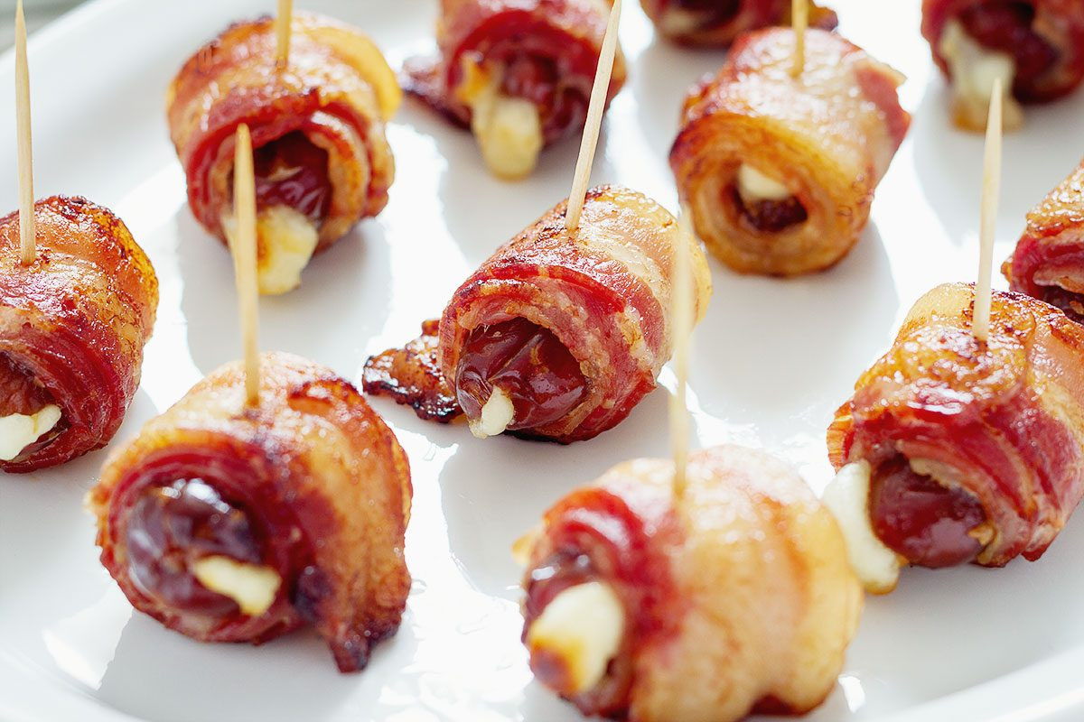 Dates And Bacon Appetizers
 Baked Bacon Wrapped Dates Recipe – Bacon Appetizer Recipe