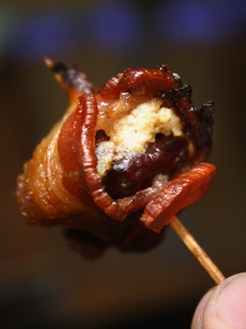 Dates And Bacon Appetizers
 The 99 Cent Chef Bacon Wrapped Dates with Cream Cheese