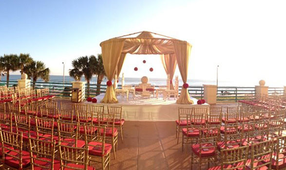 Daytona Beach Wedding Venues
 Beachfront Daytona Beach Weddings Hilton Daytona Beach