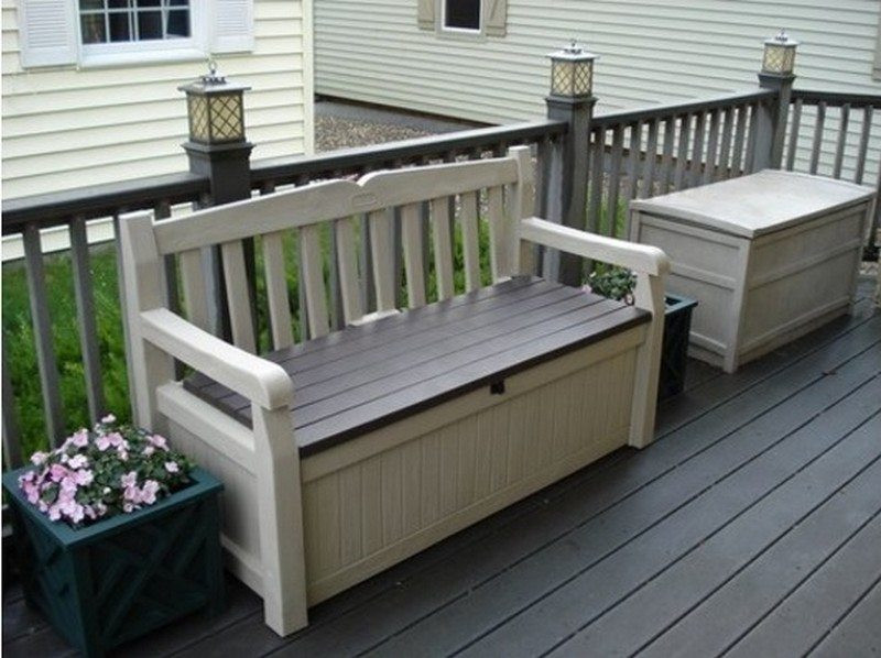 Deck Bench Storage
 Outdoor Bench with Storage – The Owner Builder Network