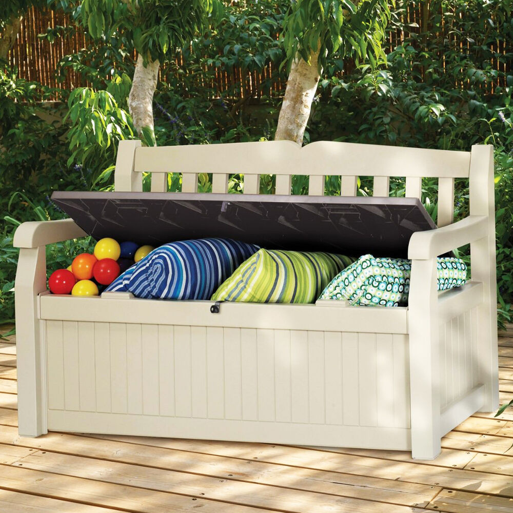 Deck Bench Storage
 Modern Storage Bench Organizer for Outdoor Indoor Patio